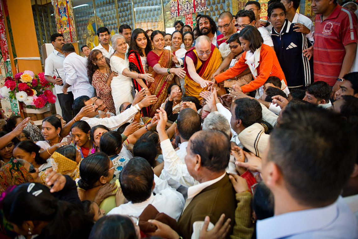 Day4 Indian Buddhist Meeting Hh Ganden Jhangtse Yesterday