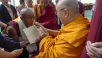 His Holiness Blesses Geshe Lharampa Graduates