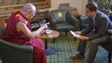 Reuters Interviews His Holiness the Dalai Lama