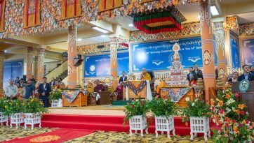 Домэ аймгаас кохион байгуулсан төрсөн өдрийн баяр ба бат оршил өргөх ёслол